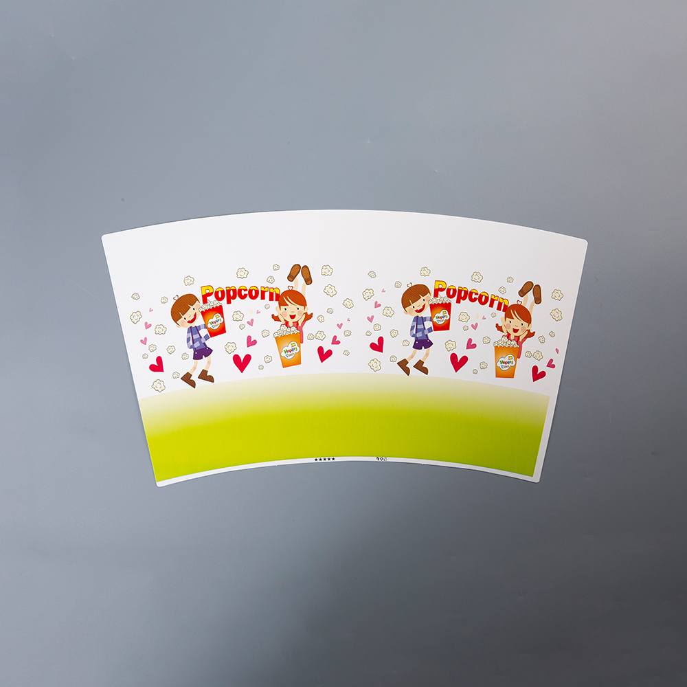 Double PE coated paper calicem fan