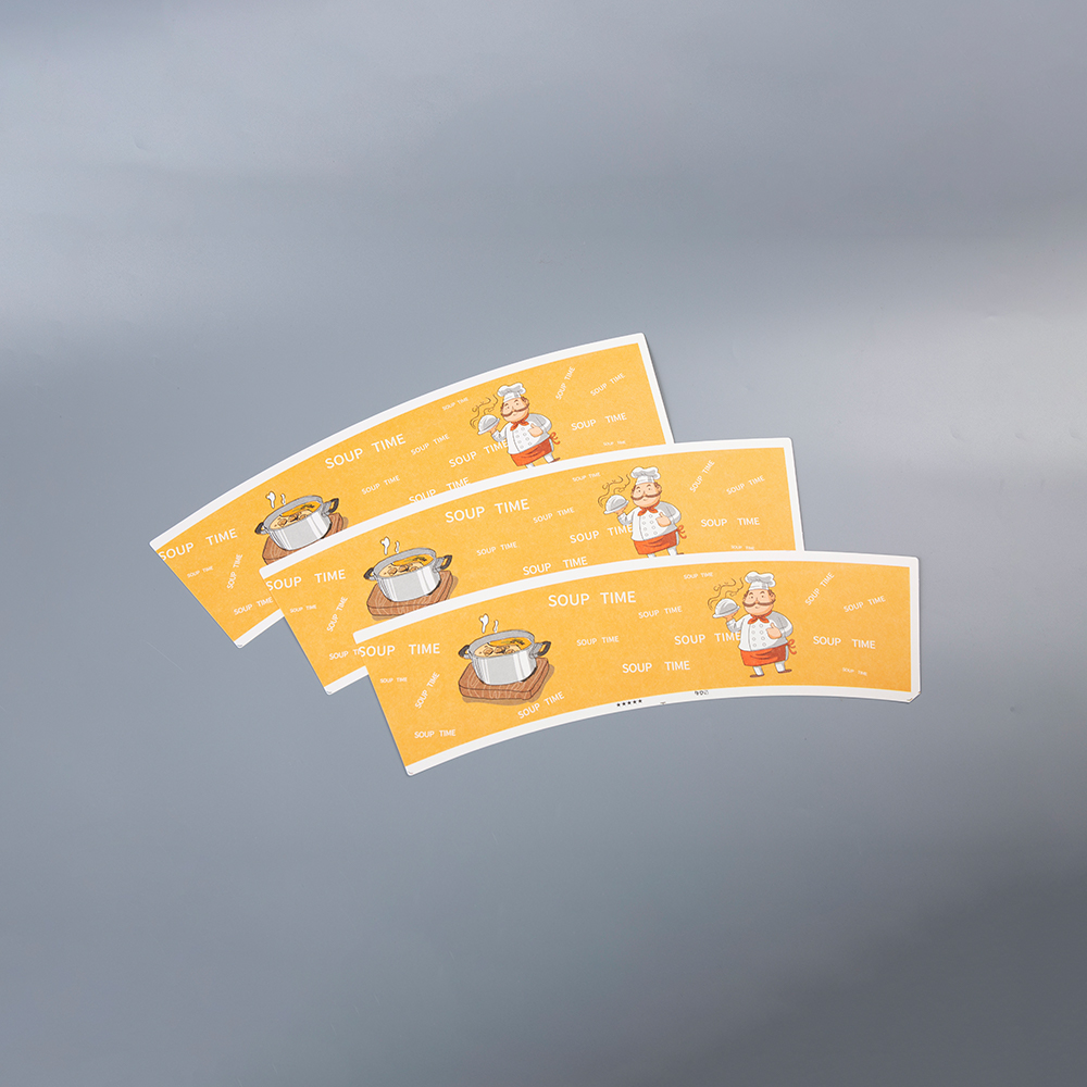 Double PE coated paper calicem fan