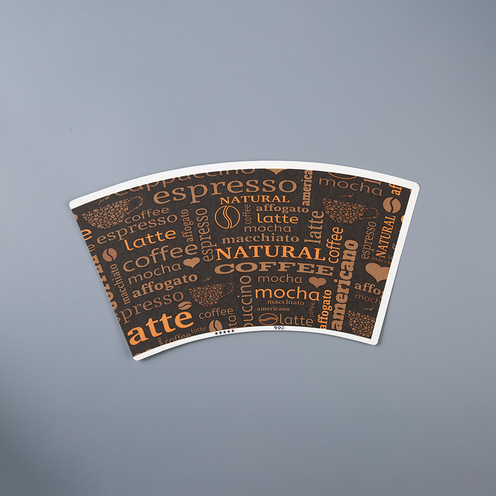 Double PE coated paper calicem fan
