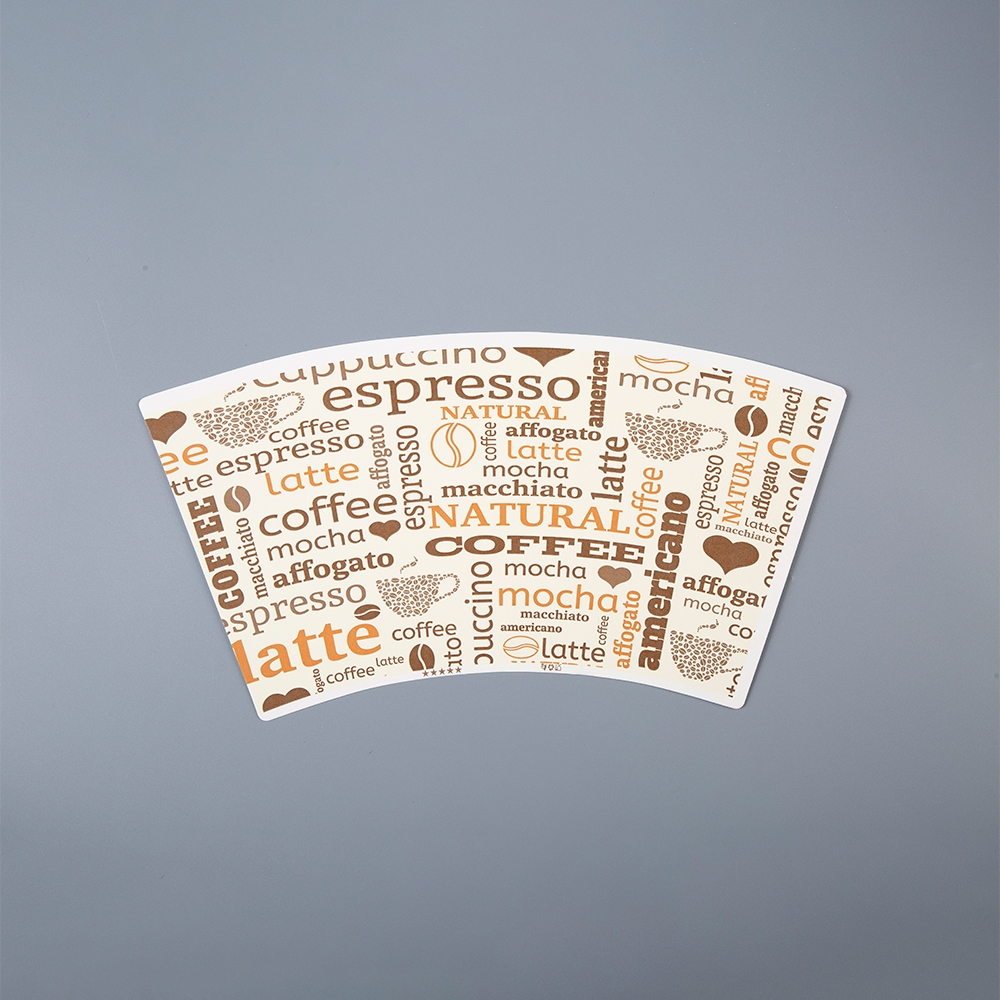 Double PE coated paper calicem fan