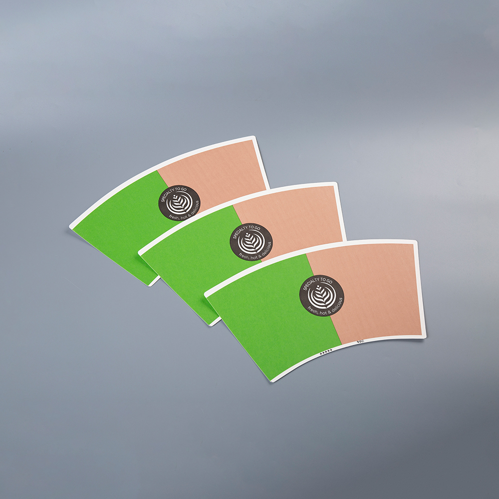 Double PE coated paper calicem fan